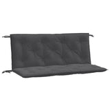 VIDAXL Garden Bench blazine 2 PCS 120x50x7 cm tkanina mešana barva antracita