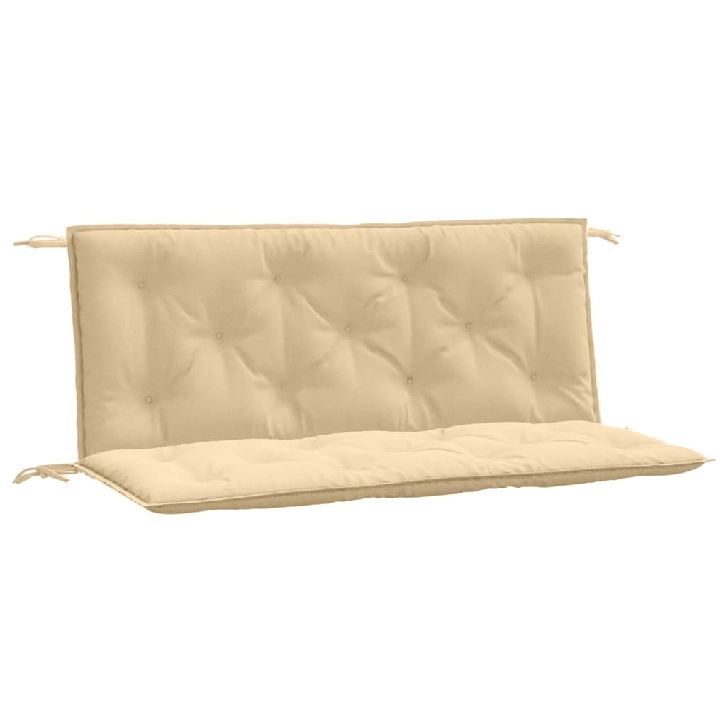 Vidaxl Garden Bench Puder 2 Stcs 120x50x7 cm stof Blandet beige