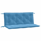 Vidaxl Garden Bench Puter 2 PCS 120x50x7 cm stoff Mixed Blue