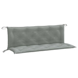 Vidaxl Garden Banch Cushions 2 St 150x50x7 cm tessuto misto grigio chiaro