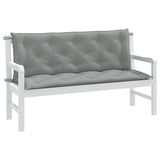 Vidaxl Garden Bench Puter 2 St 150x50x7 cm Stoff Mixed Light Grey