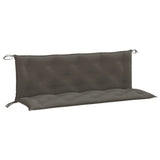 Vidaxl Garden Bench polštáře 2 st 150x50x7 cm tkanina smíšená tmavě šedá