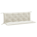 Vidaxl Garden Banch Cushions 2 ST 150x50x7 CM Crema miscelata in tessuto