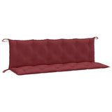 Vidaxl Garden bench cushions 2 st 180x50x7 cm fabric mixed wine red