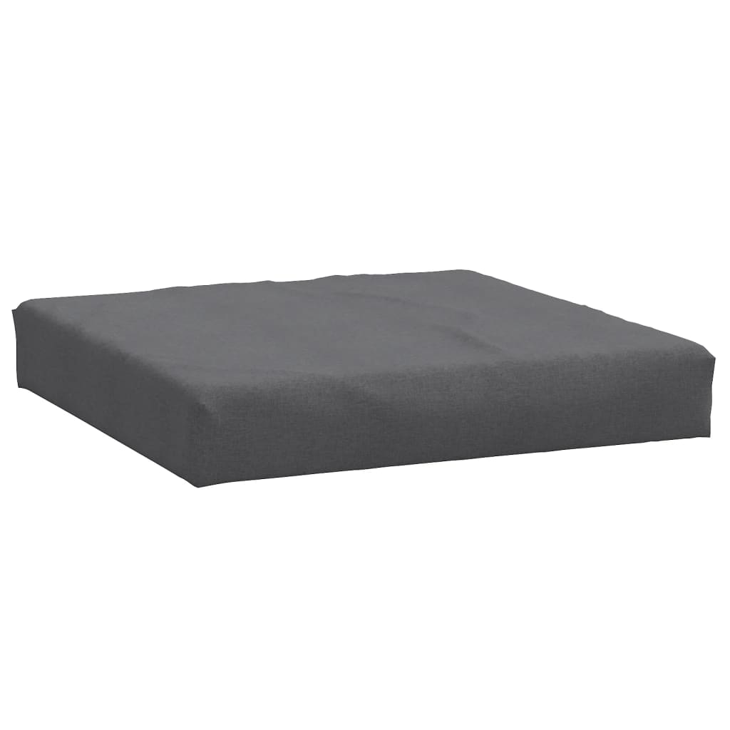 Vidaxl Pallet cushion 60x60x10 cm Fabric mixed anthracite -colored