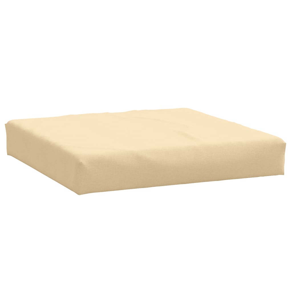 Vidaxl Pallet Cushion 60x60x10 cm Tyg Mixed Beige