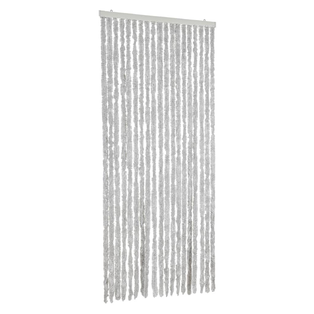 Vidaxl Fly curtain 56x200 cm Chenille Gray