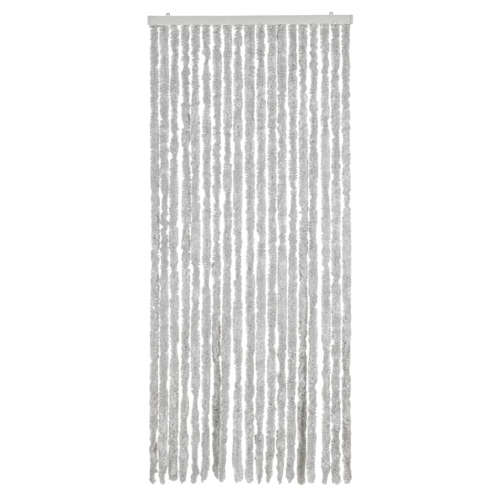 Vidaxl Fly curtain 56x200 cm Chenille Gray