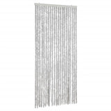 Vidaxl Fly curtain 90x200 cm Chenille Gray