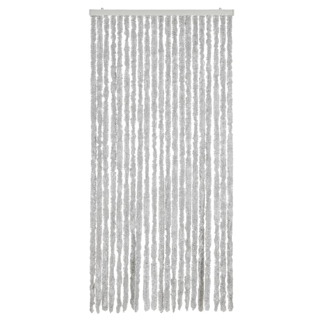 Vidaxl Fly curtain 90x200 cm Chenille Gray