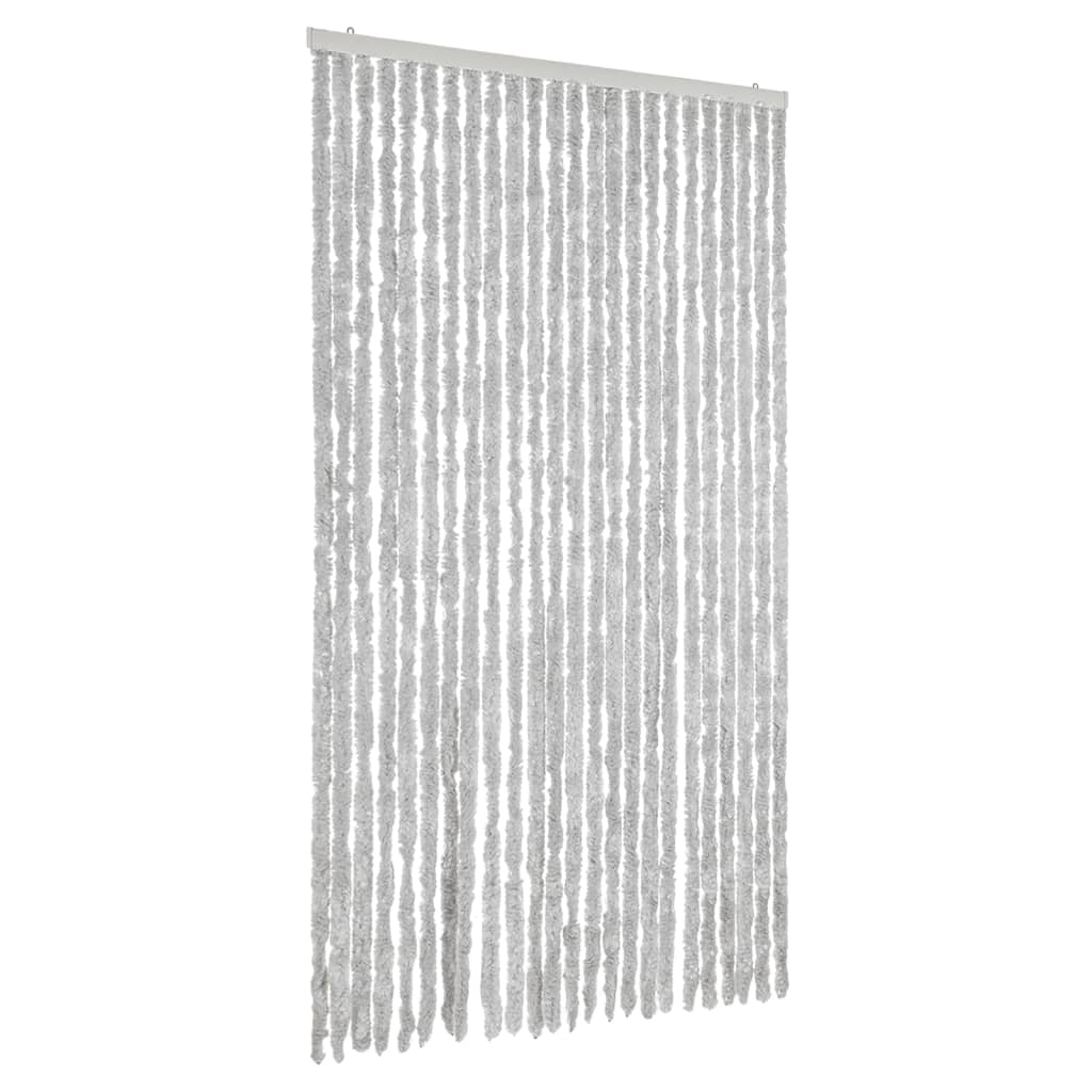 Vidaxl Fly curtain 100x200 cm Chenille Gray