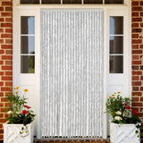 Vidaxl Fly curtain 100x200 cm Chenille Gray