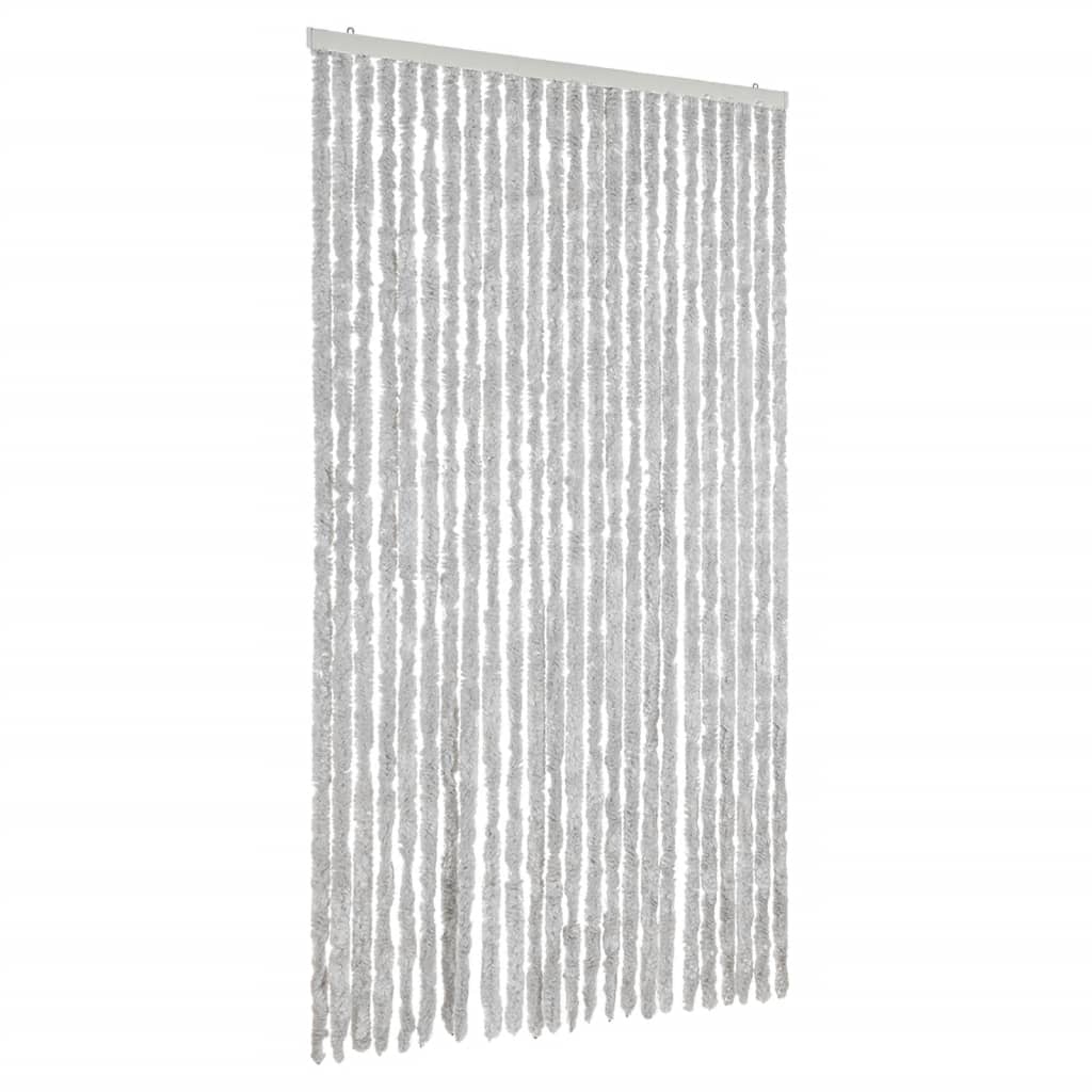 Vidaxl Fly curtain 100x230 cm Chenille Gray