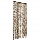 Vidaxl Fly Curtain 100x230 cm CHENILLE BEIGE ET BRORN