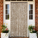 Vidaxl Fly Curtain 100x230 cm Chenille beige e Brown