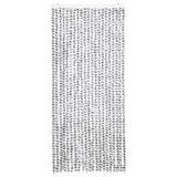 Vidaxl Fly curtain 90x200 cm Chenille light gray and dark gray