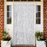 Vidaxl Fly curtain 100x200 cm Chenille light gray and dark gray