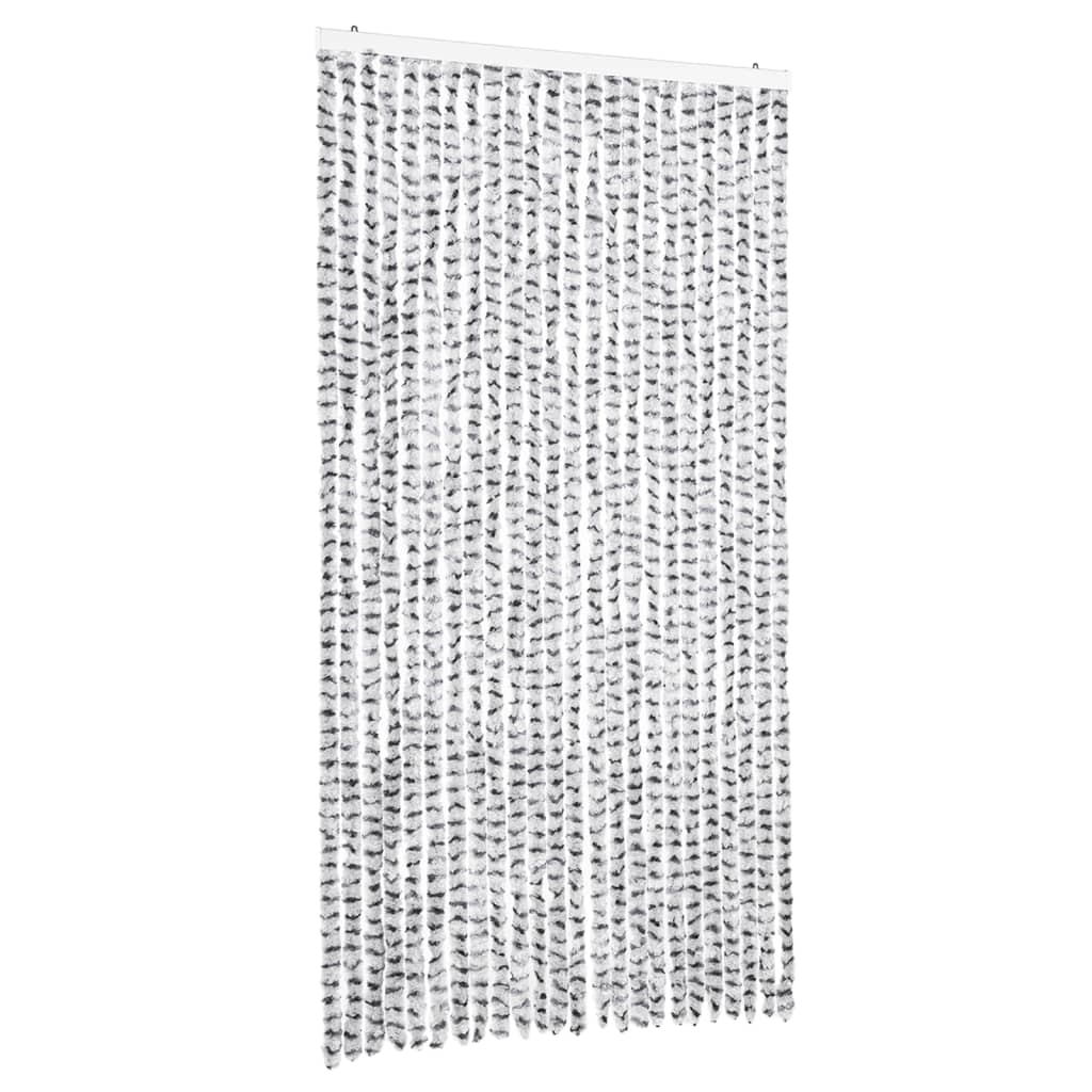 Vidaxl Fly Curtain 100x230 cm CHENILLE GREN ET GREY DROY