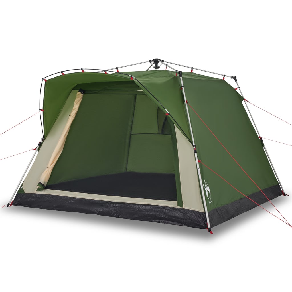 Vidaxl Camping Tent 4-osobowy szybki wydanie zielony