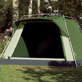 Vidaxl camping tent 4-person quick release green