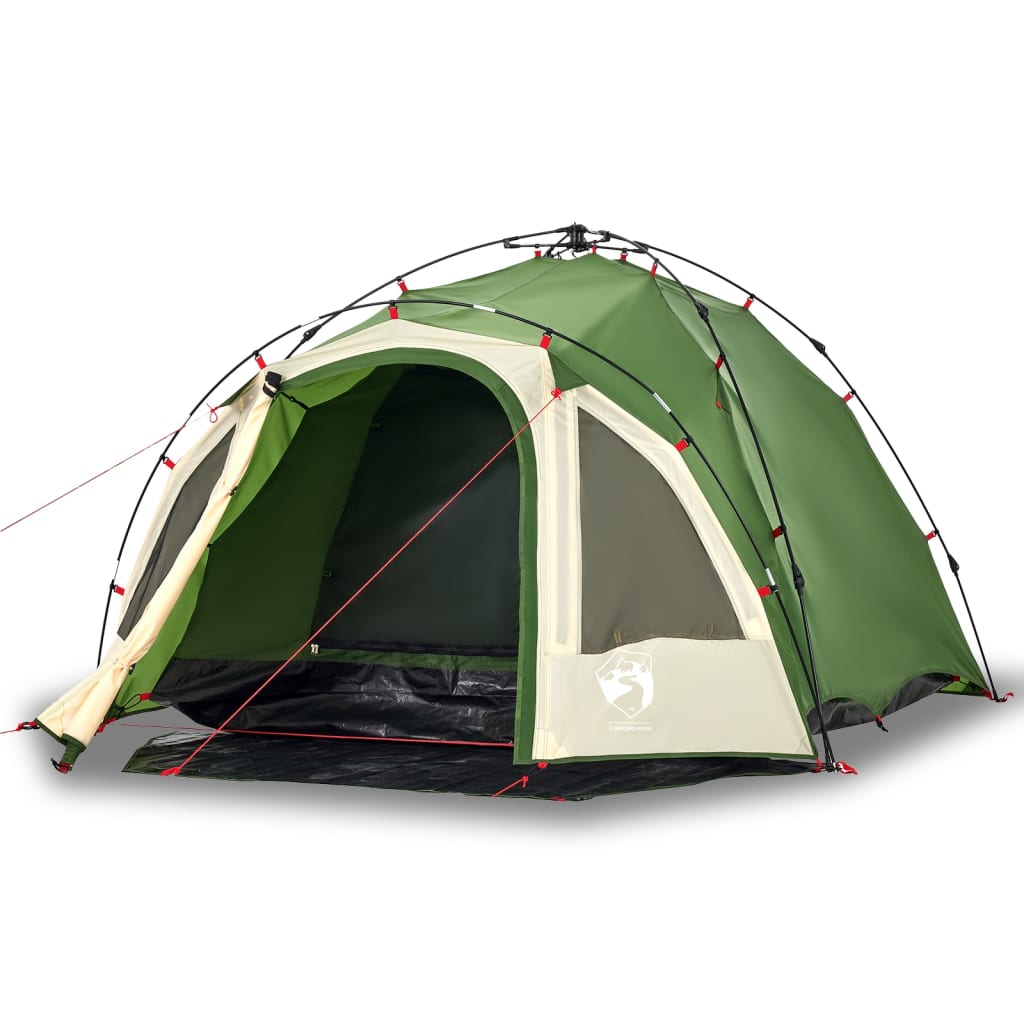 Vidaxl Dome tent 3-person fast release green