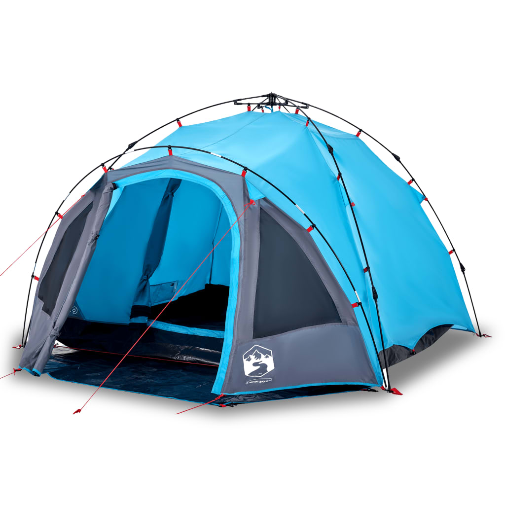 Vidaxl Dome Tält 3-person Fast Release Blue