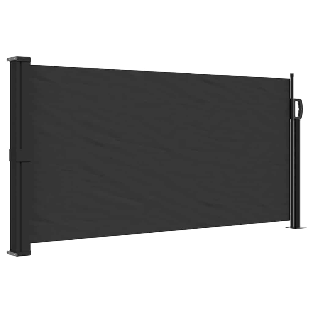 Vidaxl vindrutan utdragbar 100x300 cm svart