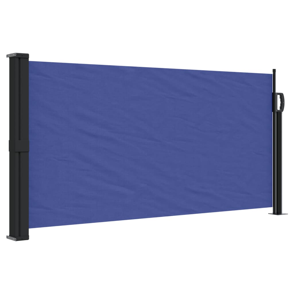 Pare-brise vidaxl extensible 100x300 cm bleu