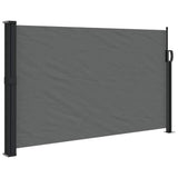 VidaXL Windscherm uittrekbaar 117x300 cm antracietkleurig