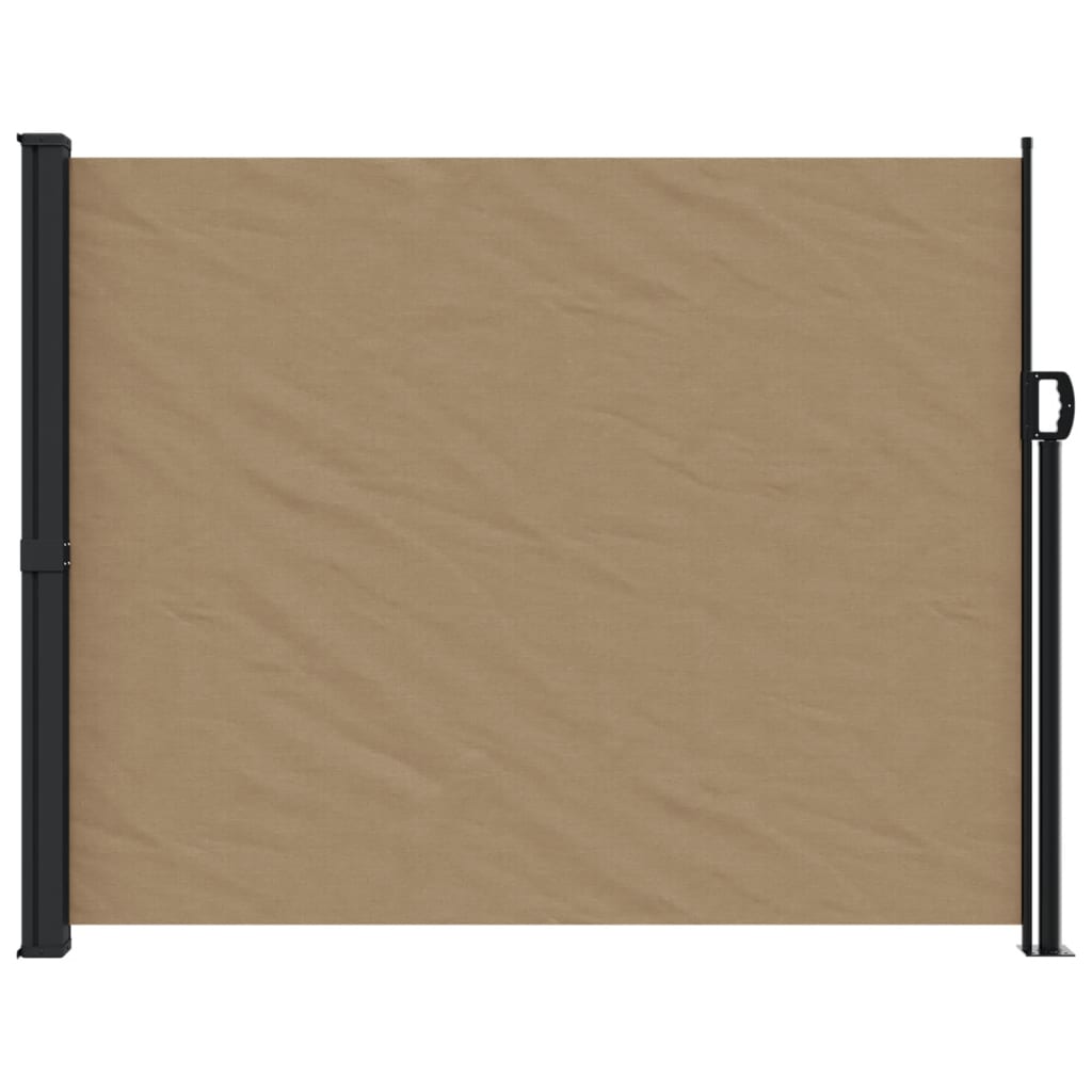 Vidaxl Windshield retractable 170x300 cm Taupe