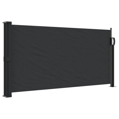 VidaXL Windscherm uittrekbaar 100x500 cm zwart