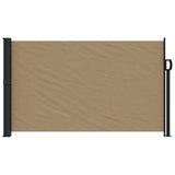 Vidaxl Windshield utvidbar 120x500 cm taupe