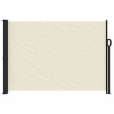 Vidaxl Windshield utdragbar 140x500 cm Cream -Colored