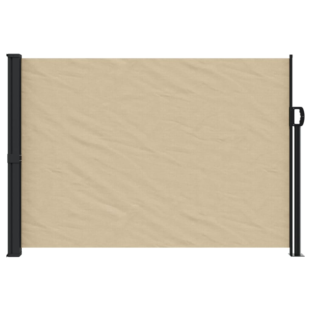 VidaXL Windscherm uittrekbaar 140x500 cm beige