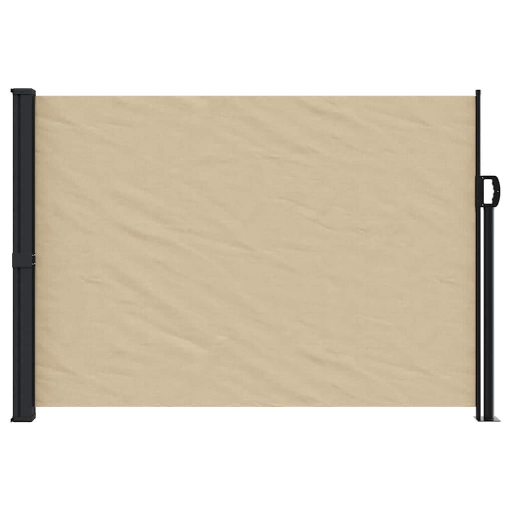 Vidaxl čelní sklo prodloužitelné 140x500 cm beige