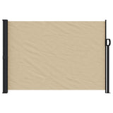 Vidaxl windscherm uittrekbaar 140x500 cm beige