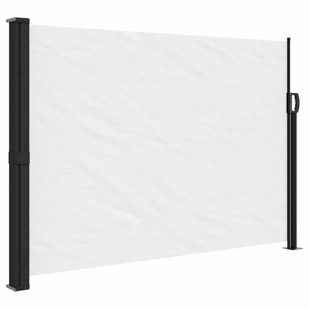 Pare-brise Vidaxl extensible 140x500 cm blanc