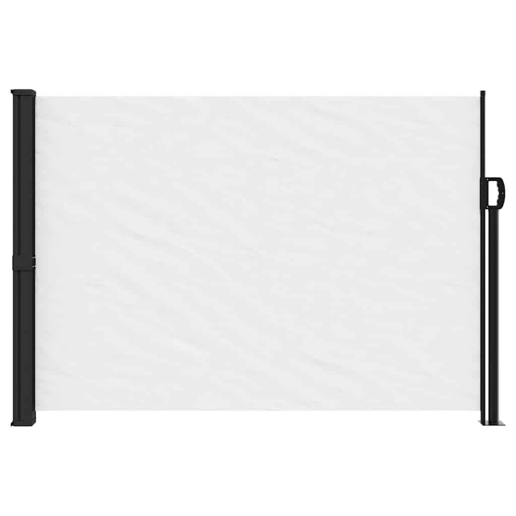 Pare-brise Vidaxl extensible 140x500 cm blanc