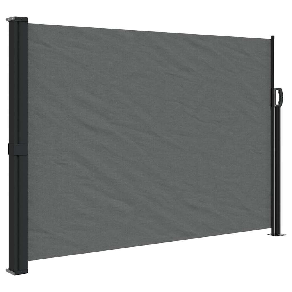 VidaXL Windshield Extendable 140x500 cm Anthracite -colored