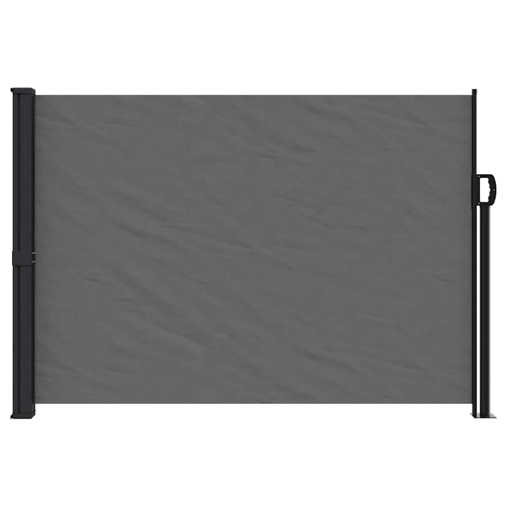 Vidaxl Windshield Extendable 140x500 cm Antracite -farget