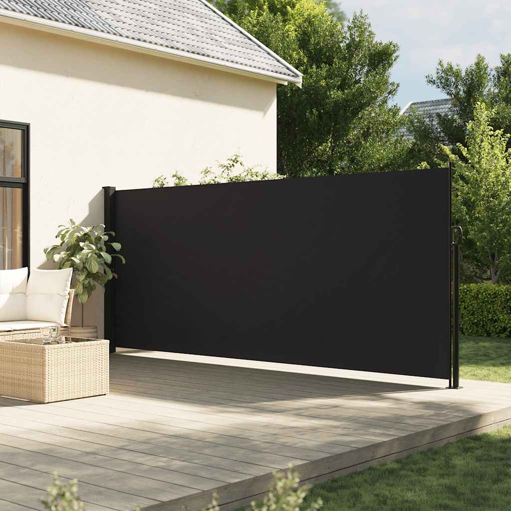 Vidaxl Windshield verlängert 160x500 cm schwaarz