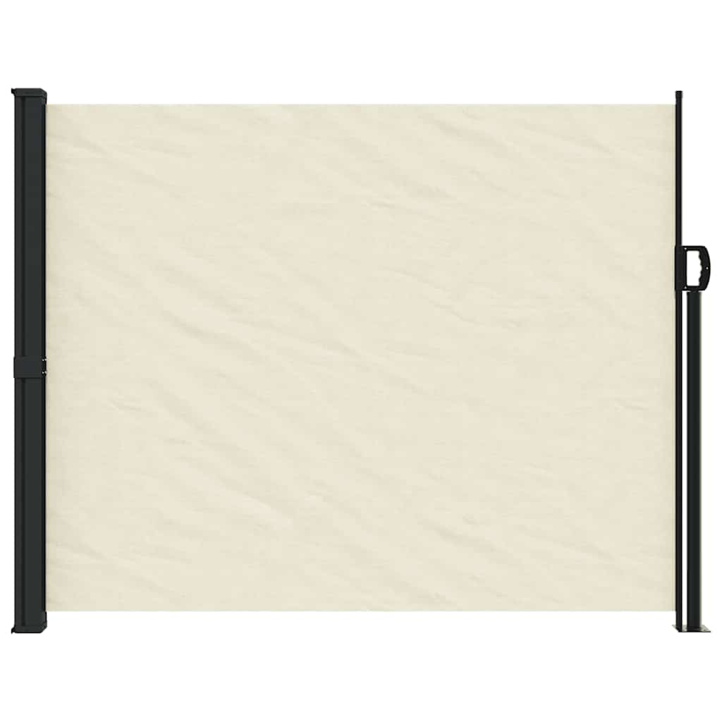 VidaXL Windshield Extendable 160x500 cm Cream -colored