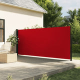 Pare-brise Vidaxl extensible 160x500 cm rouge