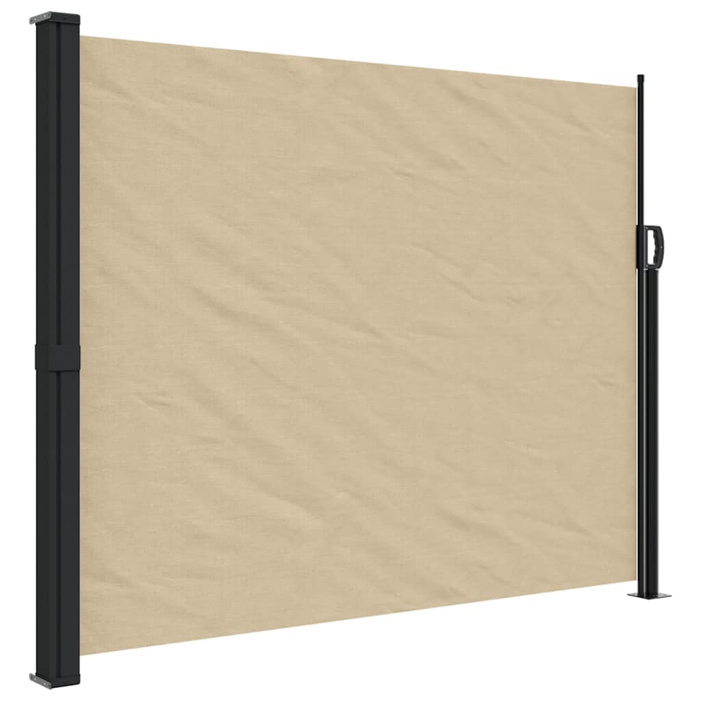 Pare-brise vidaxl extensible 160x500 cm beige