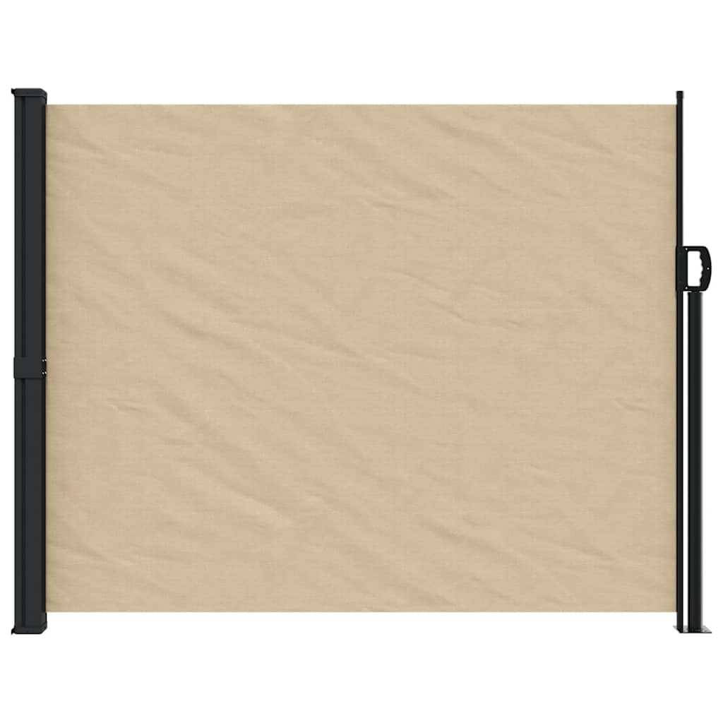 Vidaxl windscherm uittrekbaar 160x500 cm beige