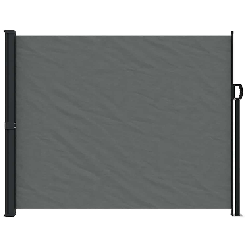 VidaXL Windshield Extendable 160x500 cm Anthracite -colored