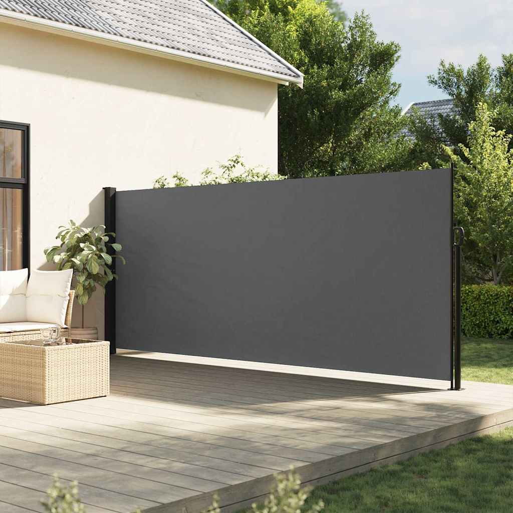 Vidaxl forrude udvides 160x500 cm antracit -farvet