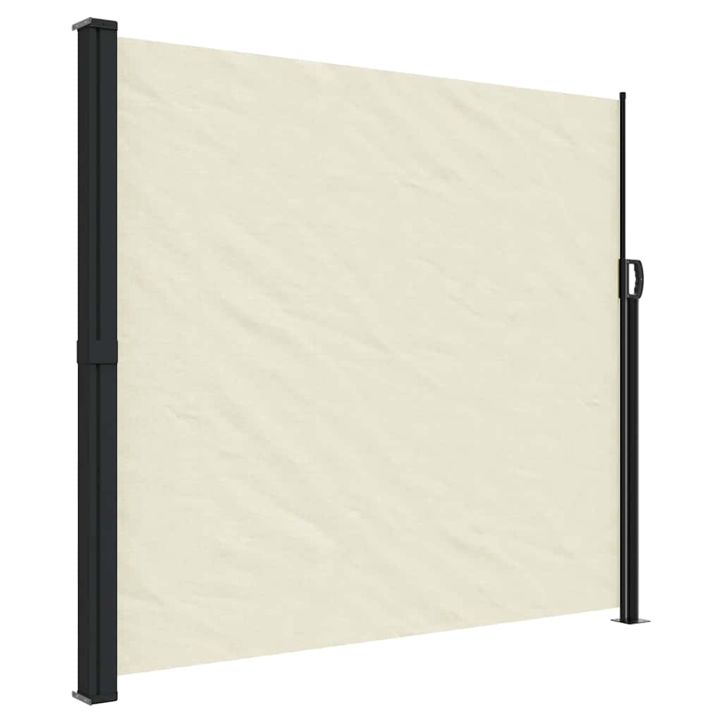 VidaXL Windshield Extendable 180x500 cm Cream -colored