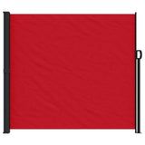 Vidaxl windscherm uittrekbaar 180x500 cm rood