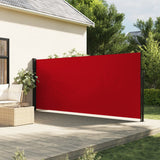 Vidaxl windscherm uittrekbaar 180x500 cm rood